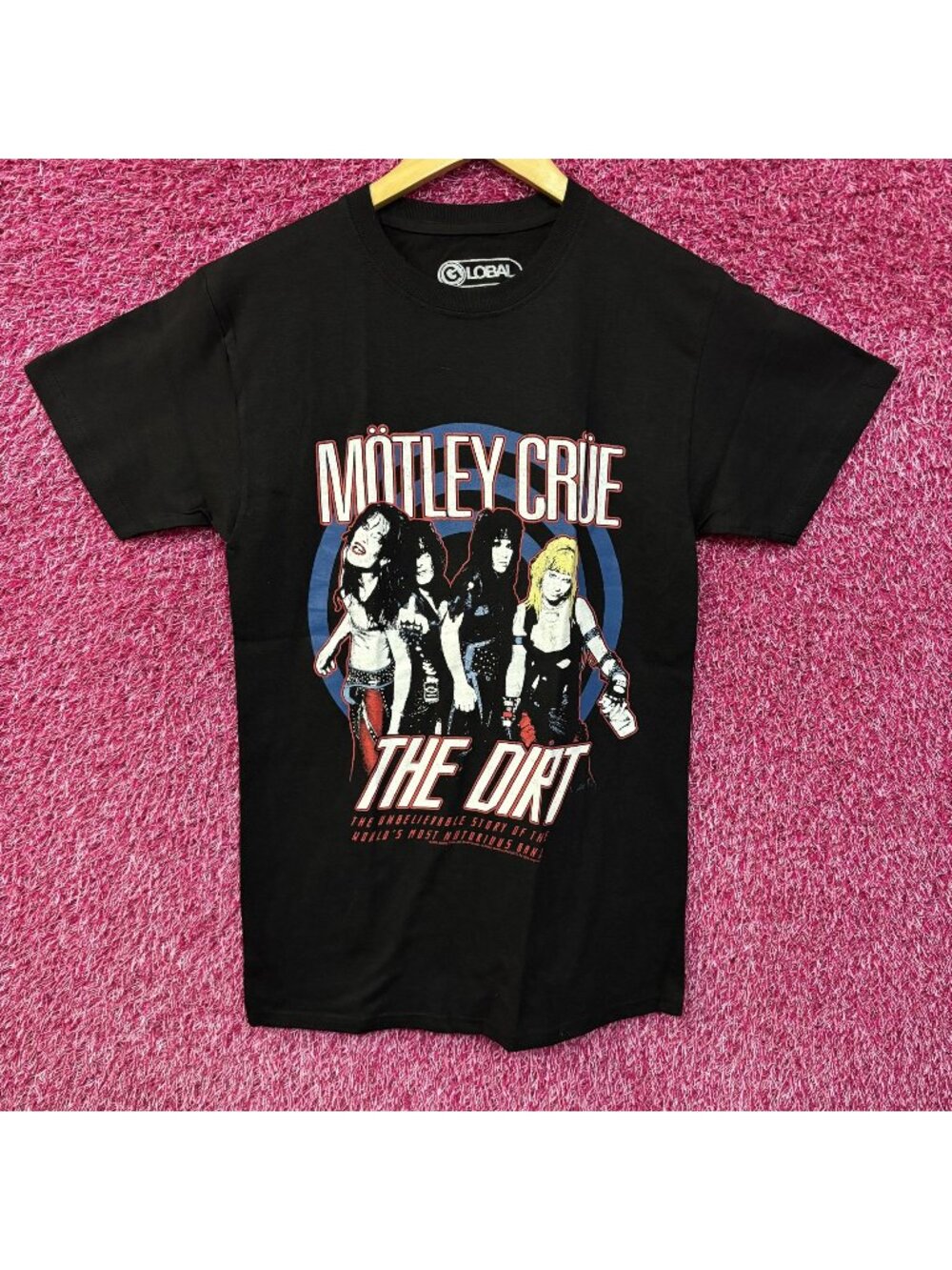 Motley Crue "The Dirt" Black T-Shirt Small